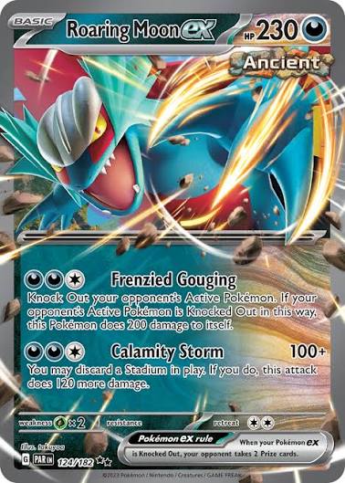 roaring moon ex paradox rift 124/182 by ISB Collector on MYNTED