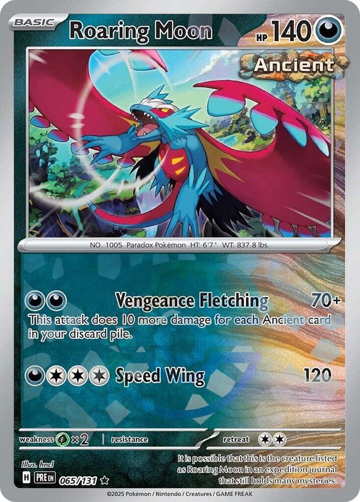 Roaring Moon (Master Ball Pattern) - SV: Prismatic Evolutions (PRE) by Poké Dubai on MYNTED