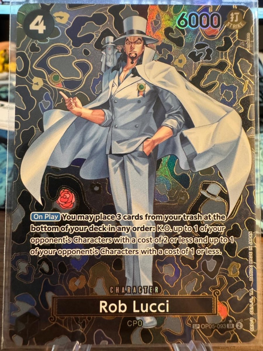 Rob Lucci OP05 - 093 SR Alt Art SP One Piece Card Game TCG by Desert Pirates on MYNTED