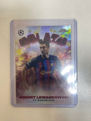 Robert Lewandowski - 2022 - 23 Topps Chrome UEFA Golazo Refractor by Card Market Ahuy on MYNTED