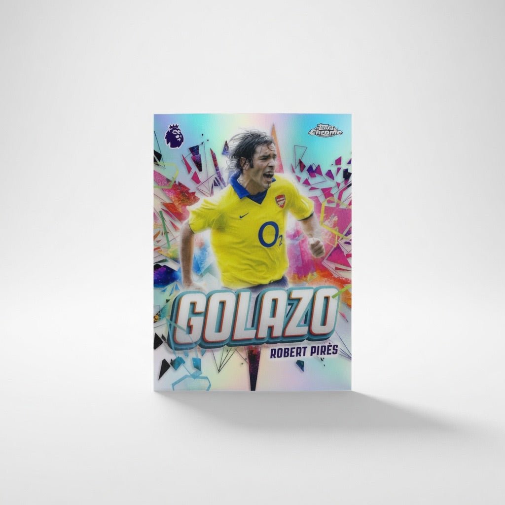Robert Pirès Golazo — 2026 Topps Chrome Premier League — Arsenal Legend by KitRoom Cards on MYNTED
