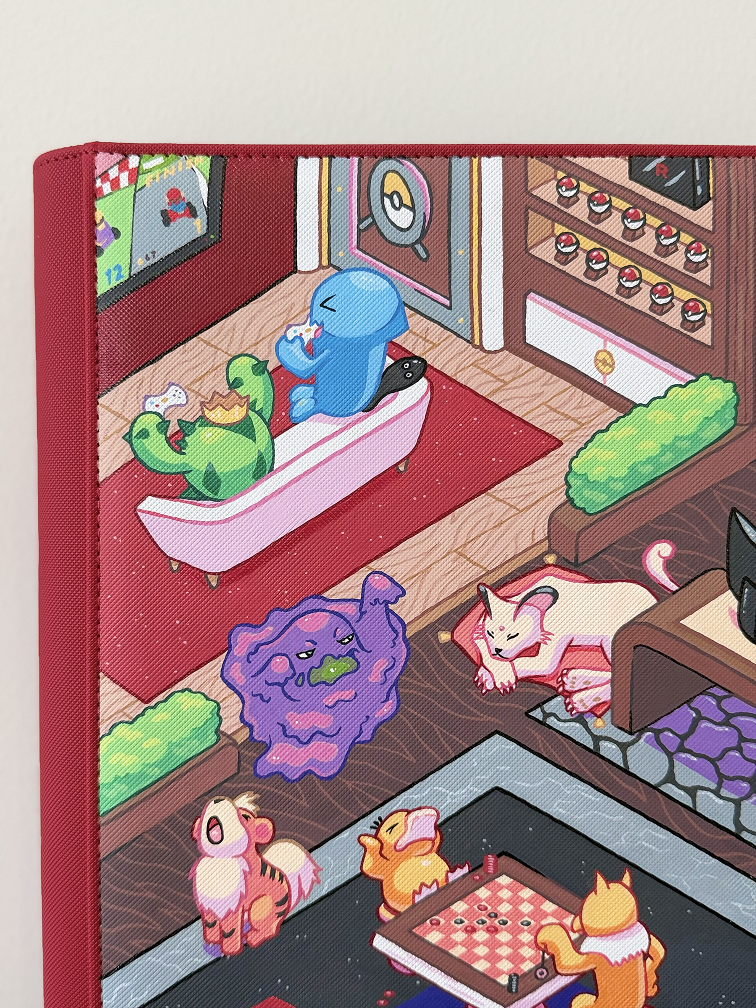 Team Rocket's Hideout - VaultX binder - Handpainted