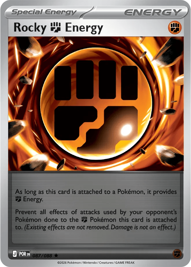 Rocky Fighting Energy 087 Rev Holo - Perfect Order by PokéPW on MYNTED
