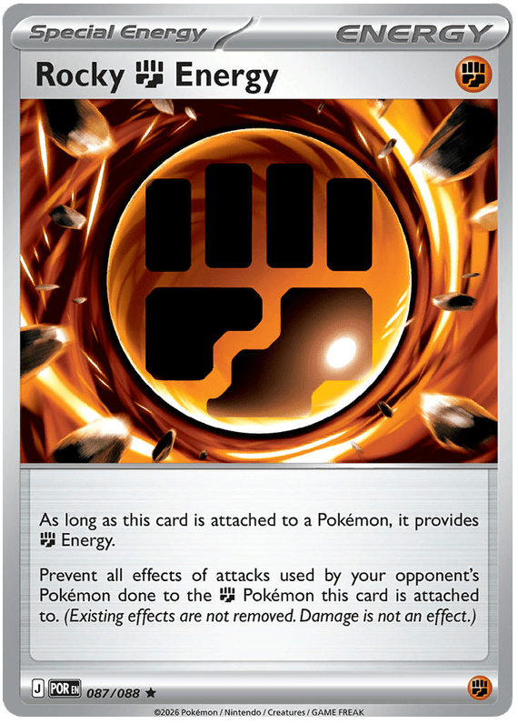 Rocky Fighting Energy 087/088 Holo Rare | Mega Evolution – Perfect Order by Worth the XP on MYNTED