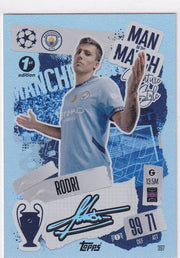 Rodri Man of the Match Signature Style Manchester City 397