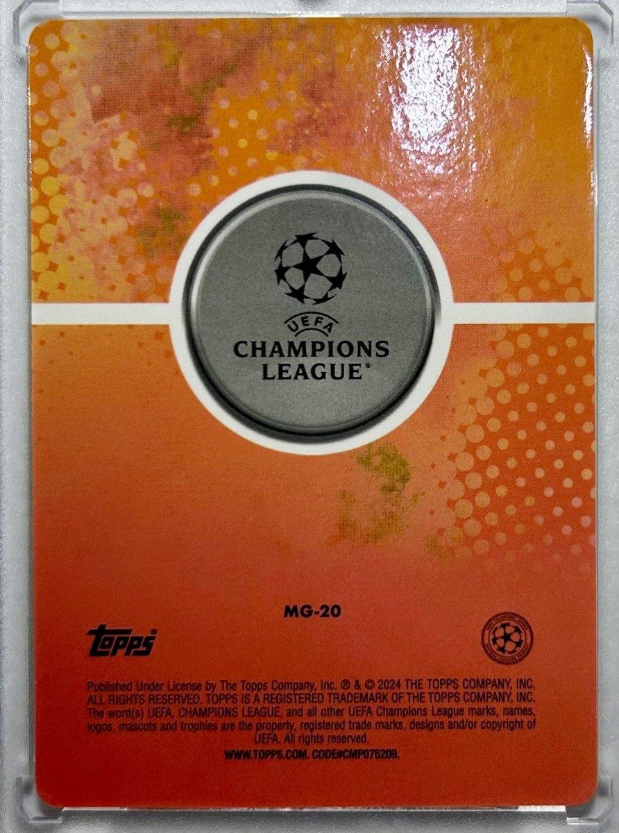 Rodrygo 2024 Topps Merlin UEFA Merlin's Gamers Firework Variation Gold /50 by Rip and Collect on MYNTED