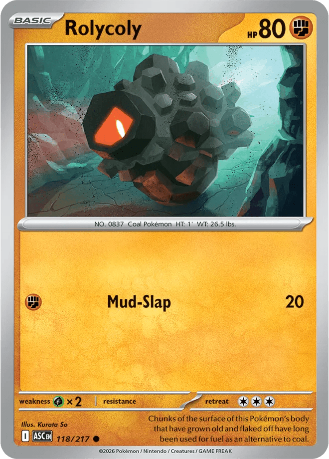 Rolycoly Ascended Heroes Common 118/217 by PokeMagic on MYNTED