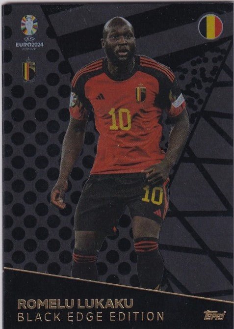 Romelu Lukaku Black Edge Edition Card BE1 - Topps Match Attax Euro 2024 Germany by Cards Corner on MYNTED