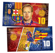 Ronald Koeman FC Barcelona 10 euro UNCB banknote by UNCB on MYNTED
