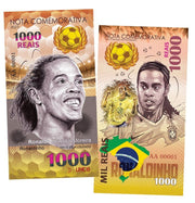 Ronaldinho 1000 Riais UNCB banknote by UNCB on MYNTED