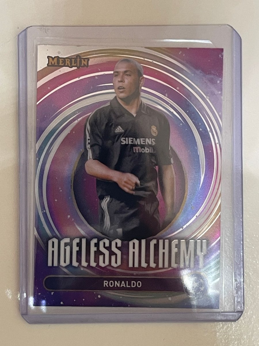 Ronaldo - 2024 - 25 Topps Merlin UEFA Club Competitions Ageless Alchemy by Card Market Ahuy on MYNTED