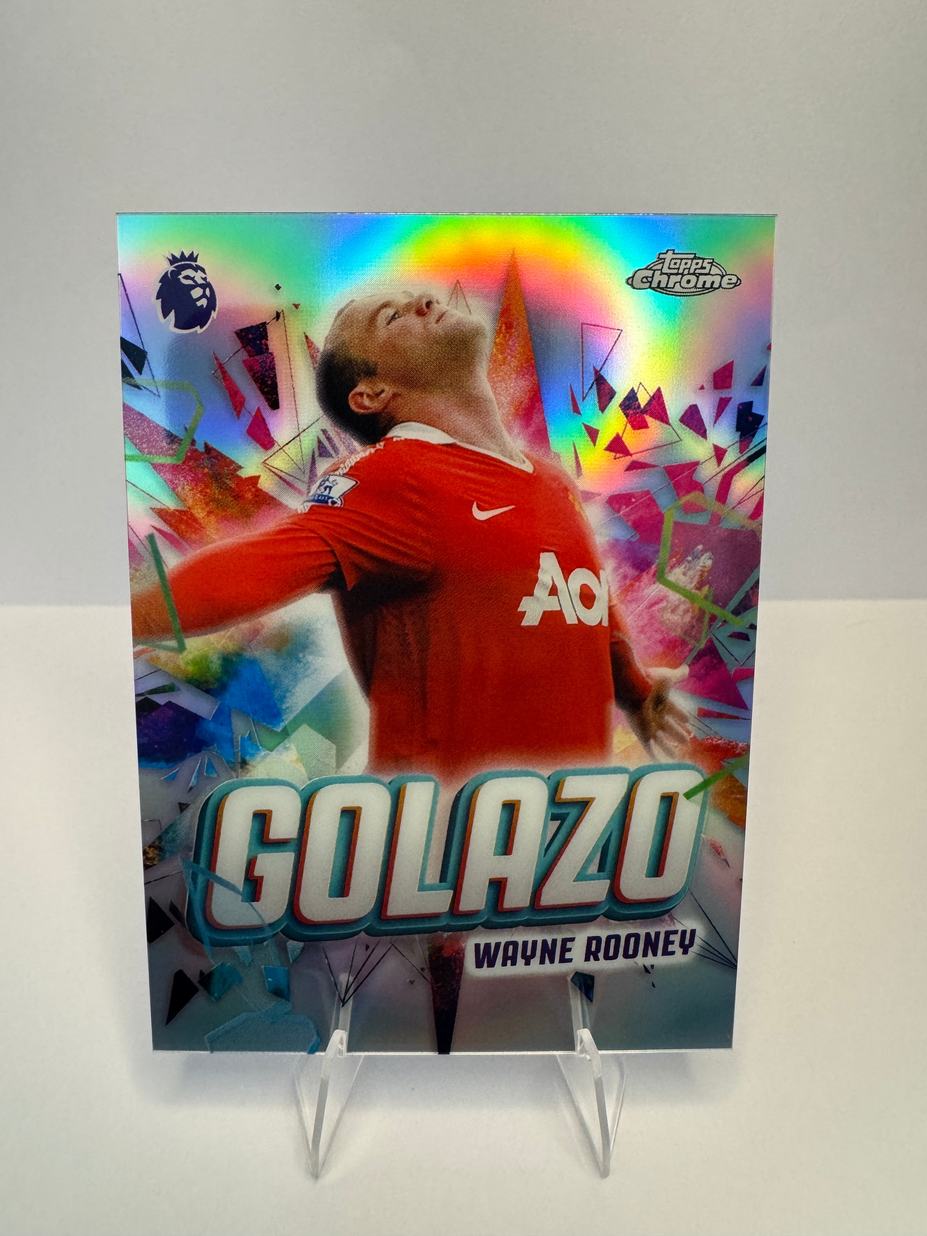 Wayne Rooney GZ-11 Golazo — 2026 Topps Chrome Premier League — Manchester United