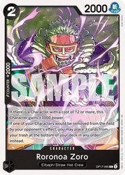 Roronoa Zoro OP17-095 (The World's Strongest Warriors) by Moe‘s Vault on MYNTED