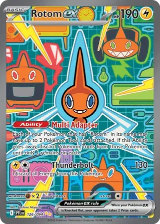 Rotom ex - Phantasmal Flames - SIR 126/094 - English by MechaKai Collectibles on MYNTED