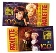 Roxette 100 Kronor UNCB banknote by UNCB on MYNTED