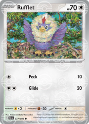 Rufflet - 077/086 - Pokeball Pattern