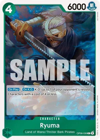 Ryuma OP06-036 · Foil (Wings of the Captain) by Schmutzfink TCG on MYNTED