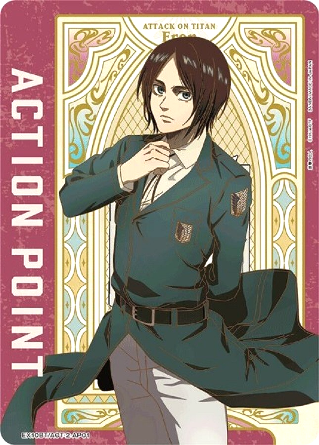 Union Arena - Attack on Titan - Vol 2 -  Action Point - Eren Yeager (Textured)