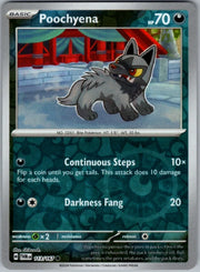 Poochyena [Reverse Holo] #113 Pokemon Twilight Masquerade