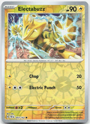 Electabuzz [Reverse Holo] #53 Pokemon Temporal Forces