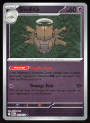 Shedinja [Reverse Holo] #61 Pokemon Mega Evolution