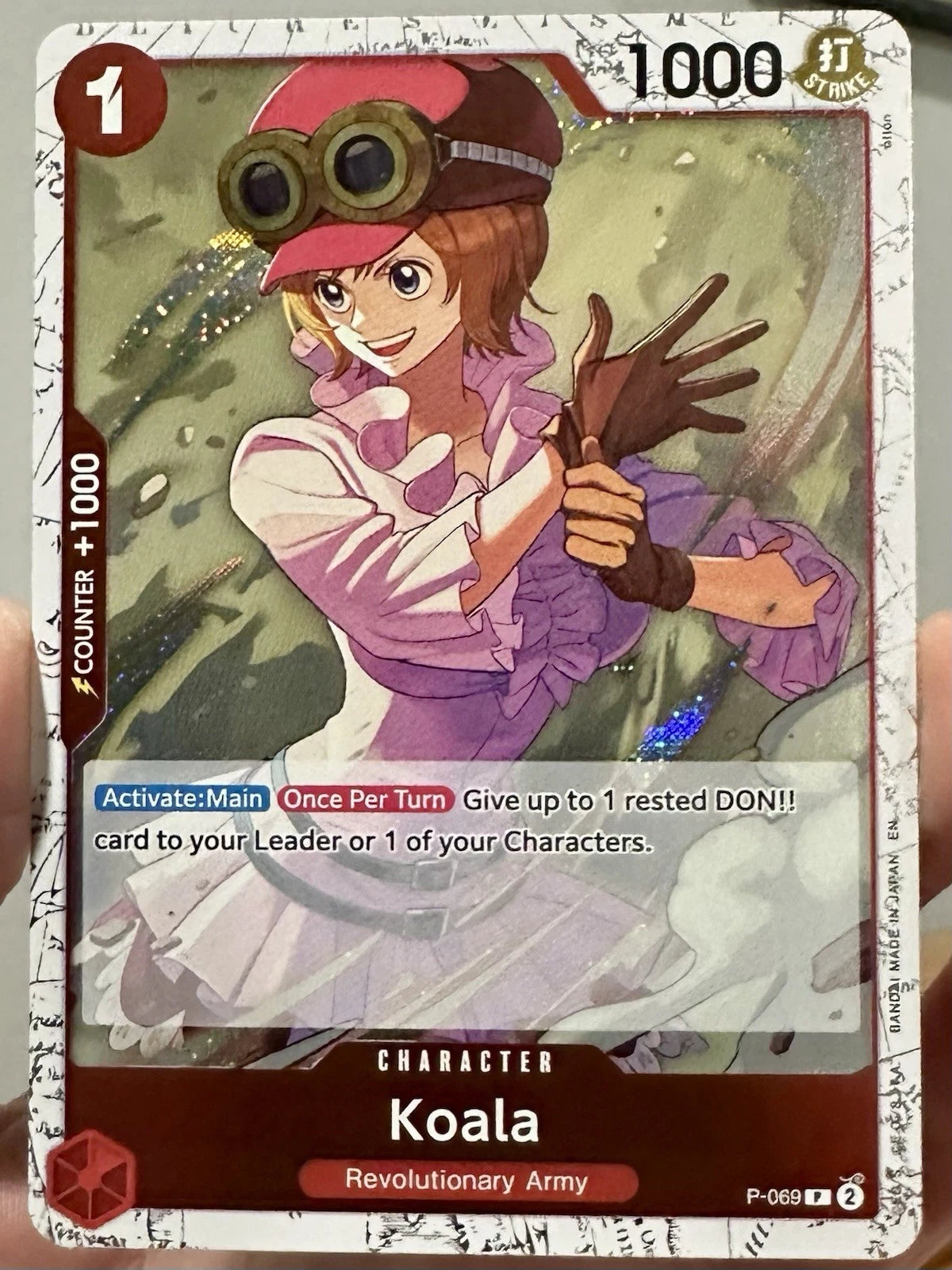PROMO Koala (Pirate Foil) P-069 One Piece Premium Booster -The Best- Vol. 2