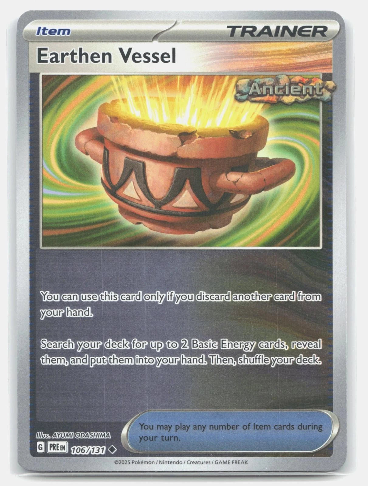 Earthen Vessel [Reverse] #106 Pokemon Prismatic Evolutions