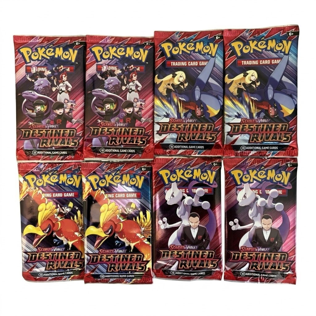 Destined Rivals Booster Pack Art Bundle [Set of 4]
