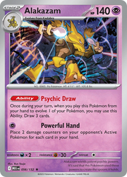 Alakazam 056/132 Rare Mega Evolution Pokemon Holo