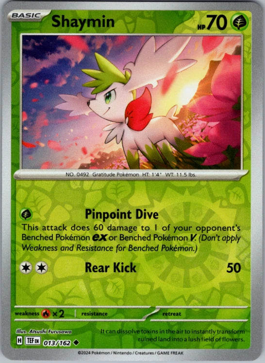 Shaymin [Reverse Holo] #13 Pokemon Temporal Forces