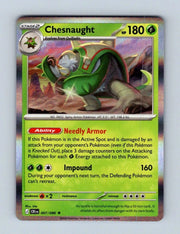 Chesnaught 007/086 Rare Chaos Rising Pokemon Holo