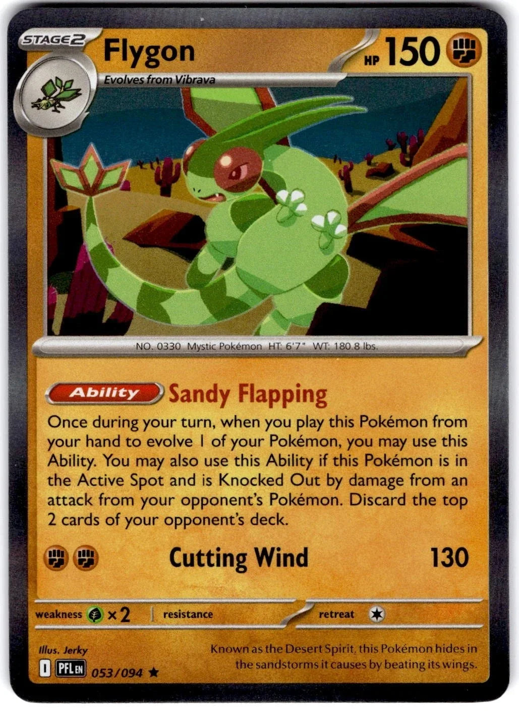 Flygon [Holo] #53 Pokemon Phantasmal Flames