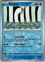 Wiglett [Reverse Holo] #47 Pokemon Temporal Forces