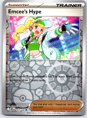 emcee's Hype Destined Rivals Common 163/182 Reverse Holo