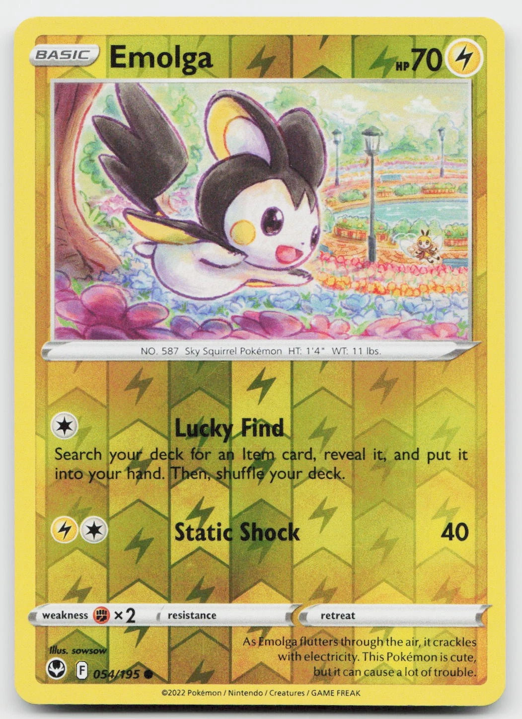 Emolga Silver Tempest Common 054/195