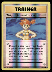 Misty's Determination 80/108 Uncommon Evolutions Pokemon Reverse Holo