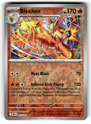 Blaziken Destined Rivals Rare 042/182 REVERSE HOLO
