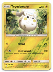 Togedemaru Burning Shadows Common 47/147 Holo
