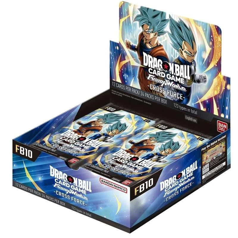 Dragon Ball Super Fusion World FB10 Cross Force Booster Box ENG SEALED