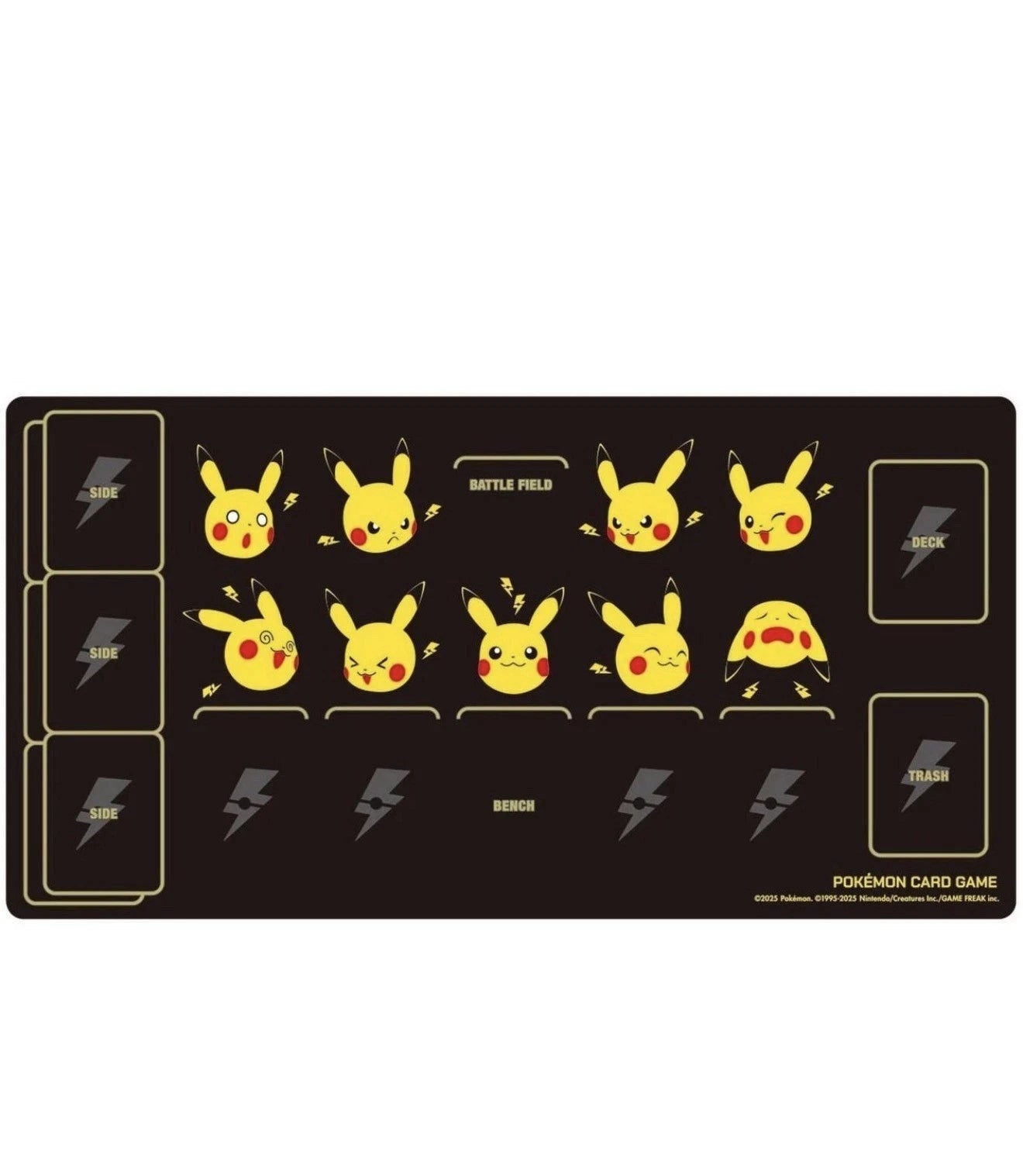 POKEMON CENTER JAPAN PIKACHU & THUNDER RUBBER PLAYMAT LIGHTNING
