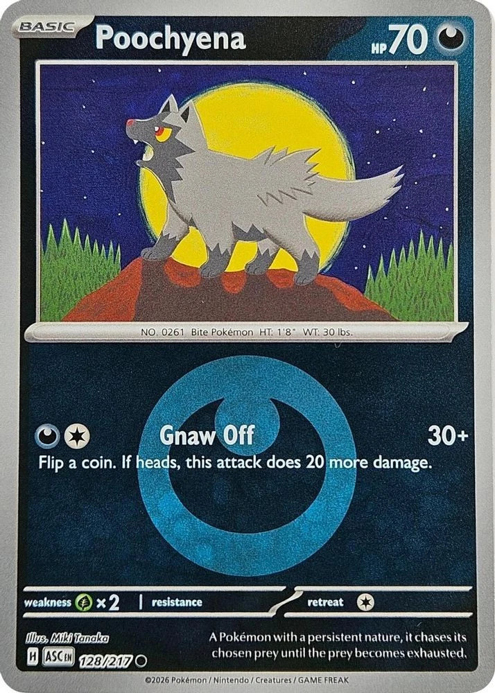 Poochyena [Energy] #128 Pokemon Ascended Heroes