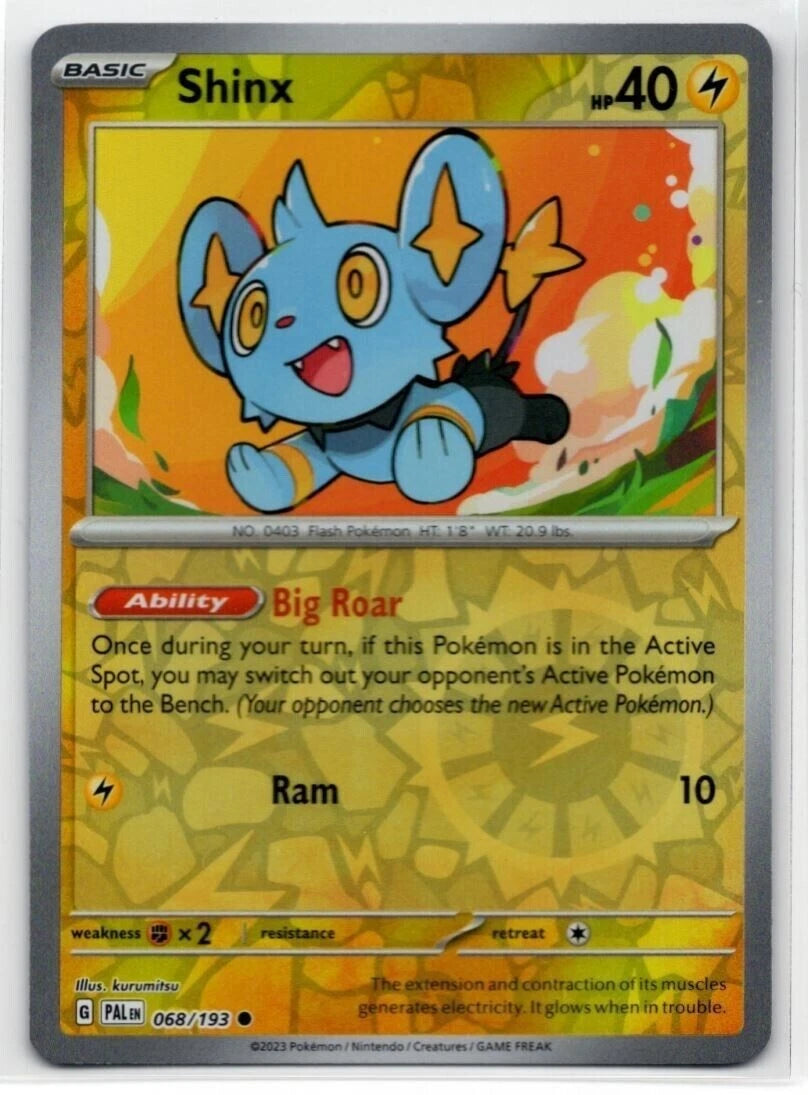 Shinx [Reverse Holo] #68 Pokemon Paldea Evolved