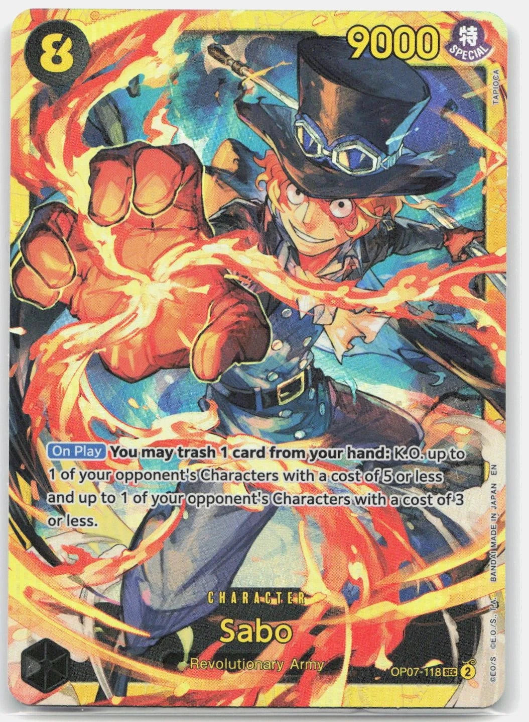Sabo OP07-118 One Piece 500 Years in the Future