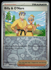 Billy & O'Nare [Reverse Holo] #142 Pokemon Journey Together