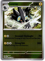 Luxray [Reverse Holo] #28 Pokemon Perfect Order