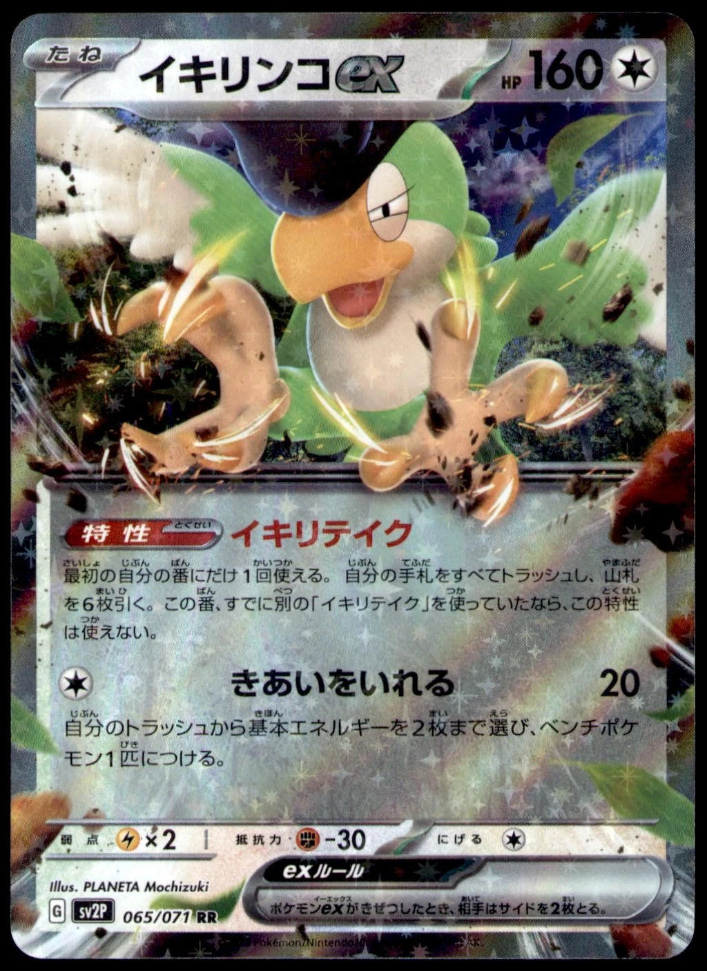 Squawkabilly ex #65 Pokemon Japanese Snow Hazard