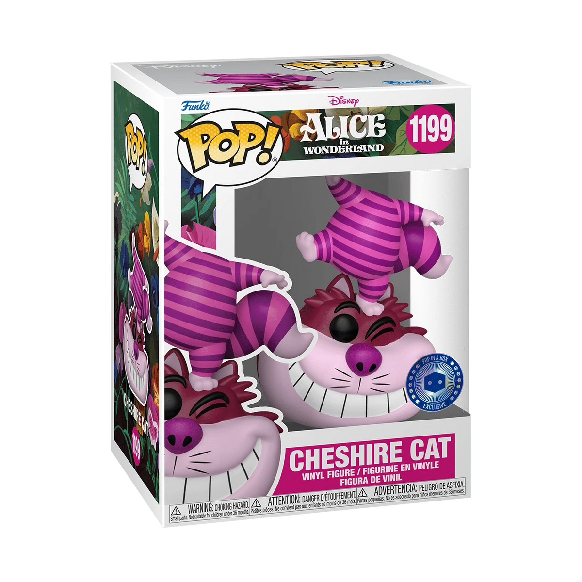 Funko Pop Disney: Alice in Wonderland: Cheshire Cat Pop in a Box 1199