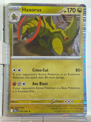 Haxorus 070/086 Black Bolt Rare Holo