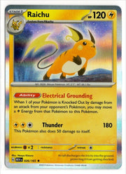 Pokemon Scarlet Violet 151 Holo Rare 026/165 Raichu