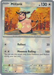 miltank POKEBALL REVERSE HOLO Prismatic Evolutions 081/131